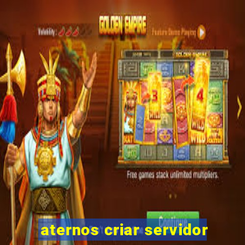 aternos criar servidor